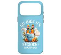 It's 5 OClock Somewhere Drinking Parrot Coffee O Clock Time Case for iPhone 17 Pro Max
