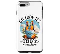 It's 5 O'Clock Somewhere Drinking Parrot Coffee O Clock Time Case for iPhone 7 Plus/8 Plus