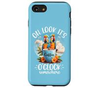 It's 5 OClock Somewhere Drinking Parrot Coffee O Clock Time Case for iPhone SE (2020) / 7 / 8