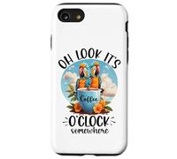 It's 5 O'Clock Somewhere Drinking Parrot Coffee O Clock Time Case for iPhone SE (2020) / 7 / 8