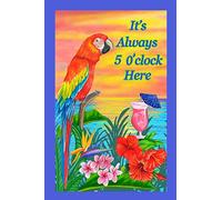 It's 5 O'clock Somewhere Metal Bar Sign Happy Hour She Shed 8"x12"