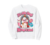 It's 50s Day 50 Days Of School Retro Poodle Fifties Girls Sweatshirt