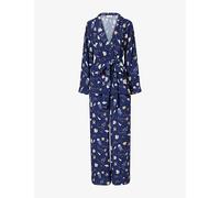 It's 9Pm Womens It's 9Pm x Oceanus Rizzo Sealife Smoking Woven Pyjama Set Navy S