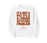 It's A 2 Pound Attitude Problem Silkie Mom Urban Homestead Sweatshirt