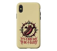 It's A Bad Day To Be A Glizzy Funny Hotdog Monster Case for iPhone X/XS