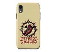 It's A Bad Day To Be A Glizzy Funny Hotdog Monster Case for iPhone XR