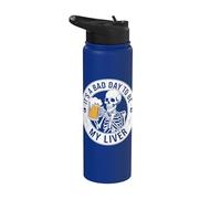 It's A Bad Day to Be My Liver Stainless Steel Insulated Water Bottle