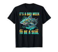It's A Bad Week to Be A Seal Robo Predetor Shark Lover T-Shirt