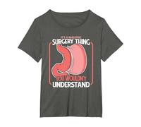 It's A Bariatric Surgery Thing Bariatric Gastric Surgeon T-Shirt, Women's Plus, Asphalt Grey, 2X