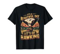 It's A Beautiful Day Let's Go Hawking Falconer Falconry Value Graphic T-Shirt