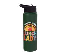 It's A Beautiful Day to Be A Lunch Lady Stainless Steel Insulated Water Bottle