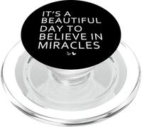 It's A Beautiful Day to Believe in Miracles IVF PopSockets PopGrip for MagSafe