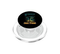 It's A Beautiful Day To Chase Storms Tornado Chaser PopSockets PopGrip for MagSafe
