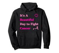 It's A Beautiful Day To Fight Breast Cancer Awareness Womens Pullover Hoodie