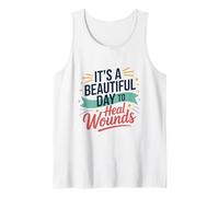 It's A Beautiful Day to Heal Wounds, WCN Nurse Nursing Tank Top