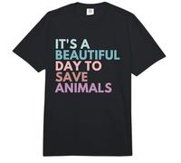 It's A Beautiful Day to Save Animals Comfort Colors Adult Heavyweight T-Shirt