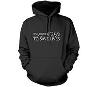 It's a Beautiful Day to Save Lives - Unisex Hoodie - Hospital TV Show Merch My Person XXL Black