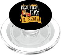 It's A Beautiful Day To Skate Inspirational Roller Skating PopSockets PopGrip for MagSafe