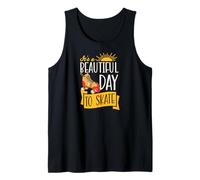 It's A Beautiful Day to Skate Inspirational Roller Skating Tank Top
