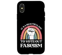 It's A Beautiful Day To Vote Out Fascism Pro Democracy Case for iPhone X/XS