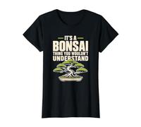 It's A Bonsai Thing You Wouldn't Understand Plant Value Graphic T-Shirt, Women, Black, XL