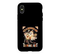 Its A Bootiful Day To Make Art Funny Ghost Artist Halloween Case for iPhone X/XS