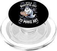 It's A Bootiful Day To Make Art Halloween Artist PopSockets PopGrip for MagSafe
