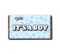 It's a boy Chocolate Bar with Novelty Joke Wrapper - Funny Rude Gift Birthday Present (Chocolate Included)