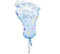 Its a Boy Foot Supershape Foil Balloon