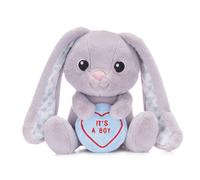 ITS A BOY SOFT PLUSH BUNNY POSH PAWS GIFT CHRISTENING NEW BORN