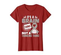 It's a Brain Thing - Aphasia Communication Disorder T-Shirt, Women, Cranberry Red, X-Large