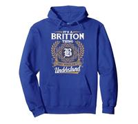 It's A BRITTON Thing You Wouldn't Understand Name Classic Pullover Hoodie, Adult Unisex, Royal Blue, Small