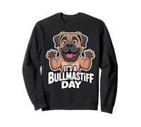 It's a Bullmastiff day Funny Cartoon Pet Giant Dog Dog Breed Sweatshirt