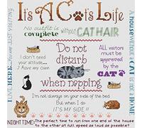 It's A Cat's Life Cross Stitch Kit by Elite Designs