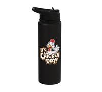 It's a Chicken Day Design | Chicken Lover Stuff | Chicken Stainless Steel Insulated Water Bottle