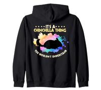It's A Chinchilla Thing Funny Saying Accessories Chinchillas Zip Hoodie