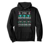 Its a Christmas Miracle I Graduated Law School Graduation Pullover Hoodie