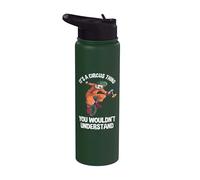 It's A Circus Thing Unicycle Clown Balancing Circus Show Stainless Steel Insulated Water Bottle