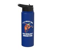 It's A Circus Thing Unicycle Clown Balancing Circus Show Stainless Steel Insulated Water Bottle