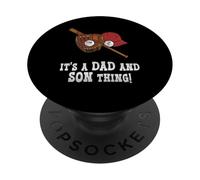 It's a Dad and Son Thing, Father's Day, Baseball, Son, Dad PopSockets Adhesive PopGrip