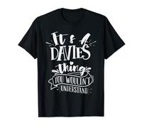 It's A Davies Thing You Wouldn't Understand Custom Family T-Shirt
