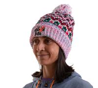 Its a Dogs Life Blizzard Beanie Fair Isle with Pom: Sherbet Colour: Sh