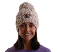 Its a Dogs Life Chinook Beanie with Pom Pom: Oatmeal Colour: Oatmeal