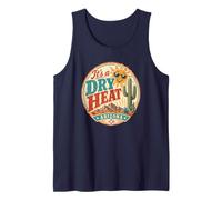 It's a Dry Heat Arizona Saguaro Cactus Southwest Humor Tank Top