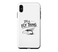 Its A Fly Thing Bench Trout Streamer Hackle Hook Fishing Case for iPhone XS Max