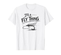 Its A Fly Thing Bench Trout Streamer Hackle Hook Fishing T-Shirt