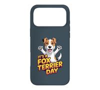 It's a Fox Terrier Day Cute Puppy Cartoon Pet Wire Dog Breed Case for iPhone 17 Pro Max