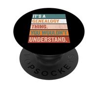 It's A Genealogy Thing Funny Genealogist PopSockets Adhesive PopGrip