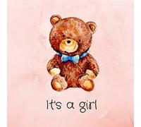 It's a girl: Baby Shower Guest Book, Welcome New Baby, Christian Memory Book for Parents with inspiring bible scriptures embedded and prayers from ... Ceremony, Dedication, and more. 8x5 by 8.5
