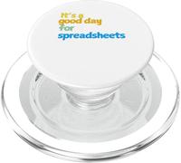 It's a good day for Spreadsheets - cute spreadsheet gifts PopSockets PopGrip for MagSafe
